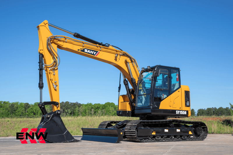 SANY SY155U Excavator Bundle - Coupler, Thumb, 2 Buckets SANY SY155U Excavator Bundle - Coupler, Thumb, 2 Buckets