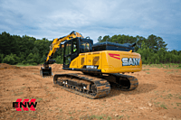 SANY SY215C Excavator Bundle - Coupler, Thumb, 2 Buckets